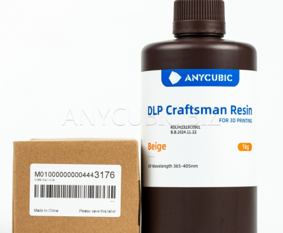 Фото 3 - Фотополімерна смола Anycubic Craftsman BEIGE (Біжова) 1КГ