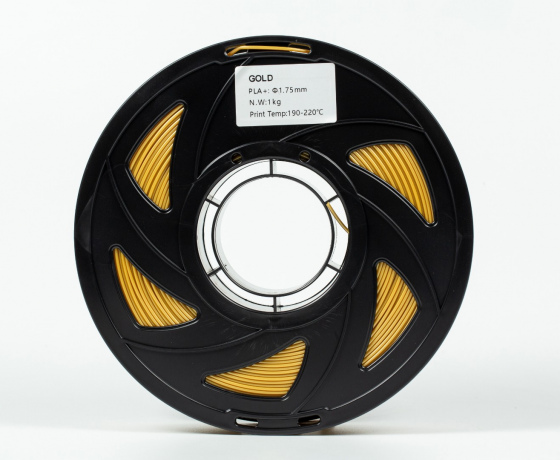 Фото 5 - Золотий PLA Plus (ПЛА плюс) пластик філамент для 3D принтера 1кг, 1.75мм, 330м Filament