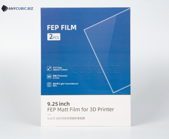 Фото 2 - Тефлоновая FEP Матовая пленка для Photon M3 Plus 2шт 260×175 mm