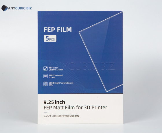 Фото 3 - Тефлоновая FEP Матовая плёнка для Photon M3 Plus 5 шт 260×175 mm