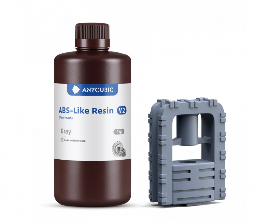 Фото 4 - Фотополимер Anycubic ABS-Like Resin V2 серый