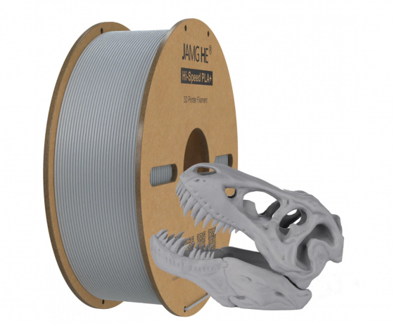 Фото 8 - Сірий Високошвидкісний філамент для швидкісного друку Hi-Speed PLA+ JAMGHE 1,75 мм 1kg