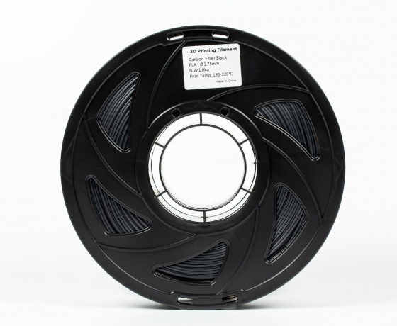 Фото 4 - PLA Carbon Filament (пластик) для 3D принтера 1кг, 1.75мм, карбоновое волокно (черный)