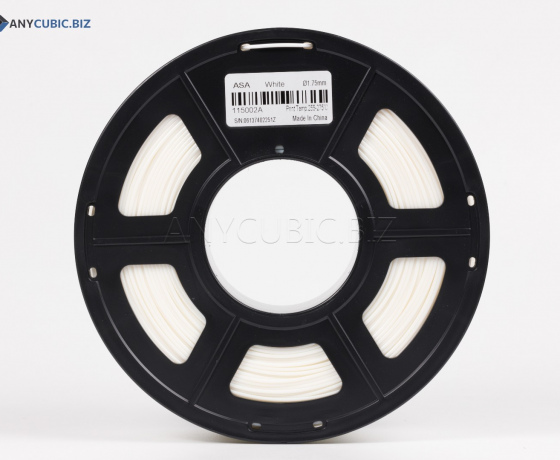Фото 4 - ASA білий Anycubic Ø1,75 мм Вага: 1 кг