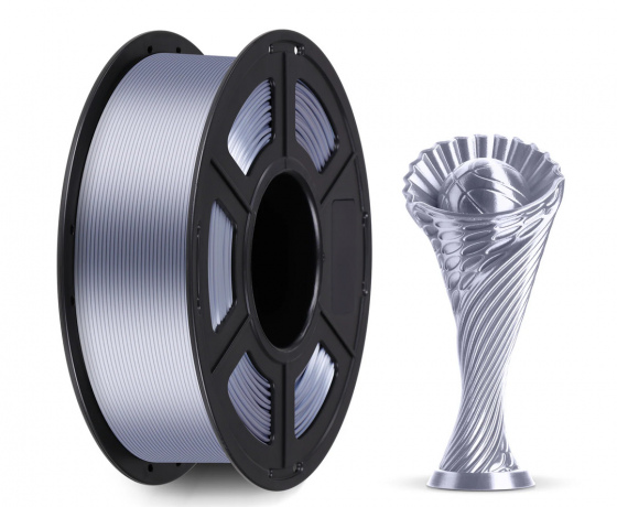 Фото 2 - Пла шовковий Срібний Anycubic Ø1,75 мм Вага: 1 кг