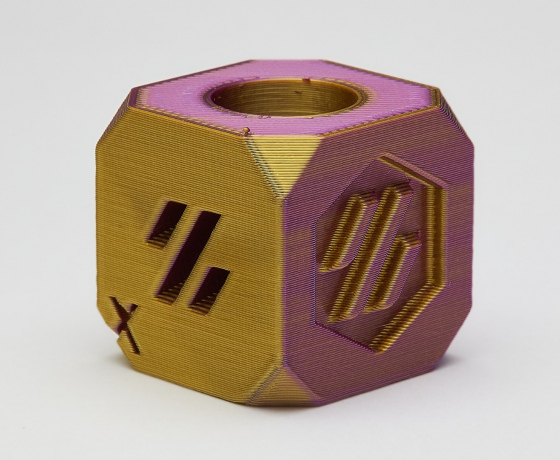 Фото 7 - Пурпурний Золотий Пла Пластик Шовковий | PLA SILK Purple Gold 1кг | 1.75мм | 330м