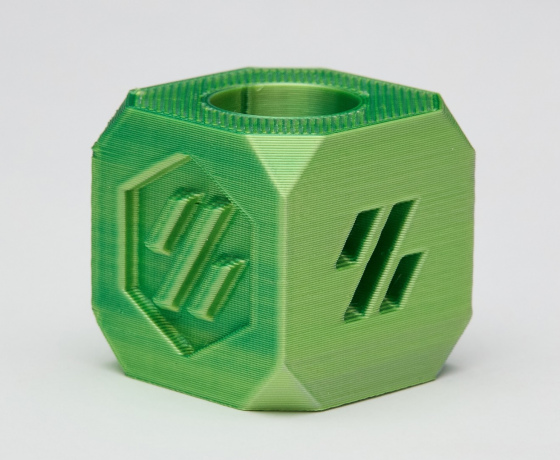 Фото 8 - Білий Жовтий Зелений Шовковий Пла Пластик | PLA SILK White Yellow Green 1кг | 1.75мм | 330м