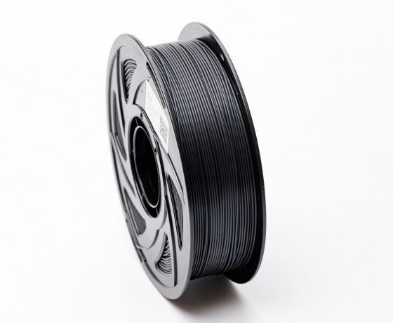 Фото 6 - PLA Карбонове волокно Чорне | PLA Carbon fiber Black 1кг | 1.75мм | 330м