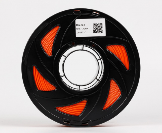 Фото 3 - Помаранчевий PETG (ПЕТГ) coPET пластик для 3D принтера 1кг | 1.75мм | 330м