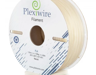 PLA пластик Plexiwire для 3D принтера натуральний 400м / 1.185кг / 1.75мм