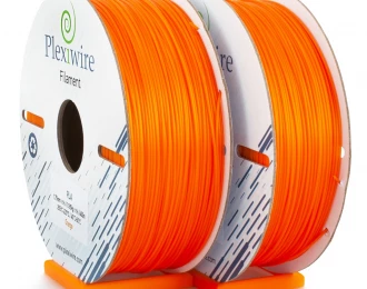 PLA пластик Plexiwire для 3D принтера помаранчевий 400м / 1.185кг / 1.75мм