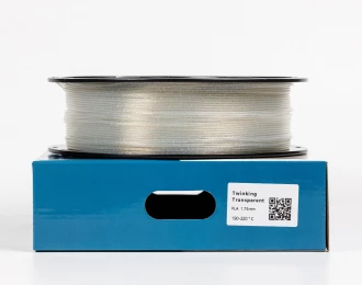 PLA Twinkling пластик Прозорий 1кг | 1.75мм | 330м