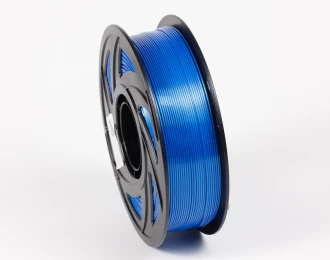 Синій Пла Пластик Шовковий \ PLA SILK Blue 1кг | 1.75мм | 330м